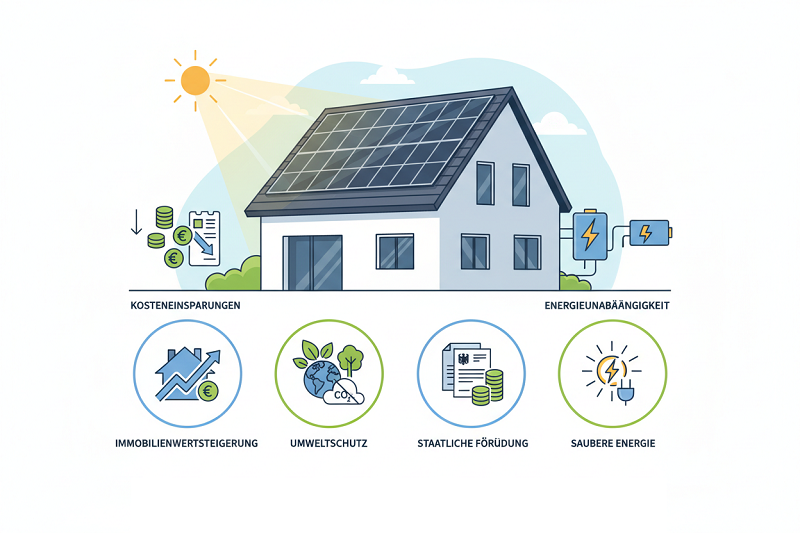 Welche Vorteile habe ich durch eine PV-Anlage?