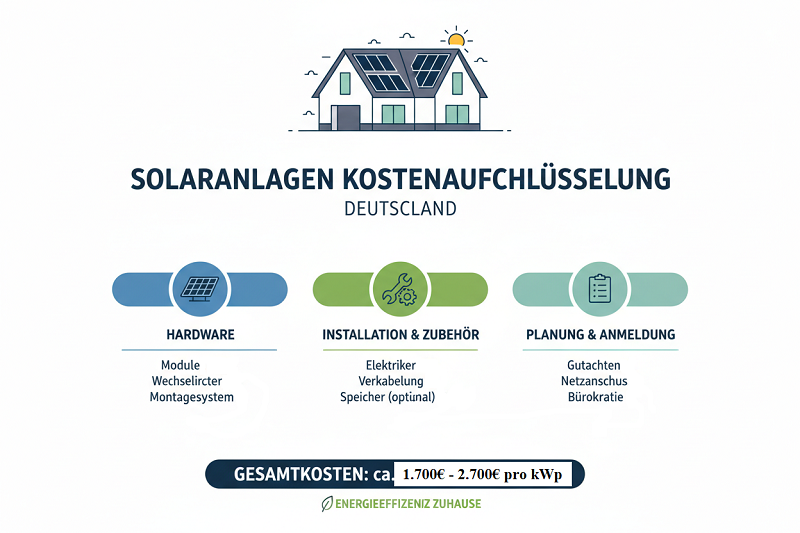 Wie hoch sind die Kosten für eine PV-Anlage?