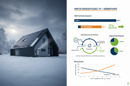 Lohnt sich PV + Wärmepumpe, wenn im Winter kaum die Sonne scheint?