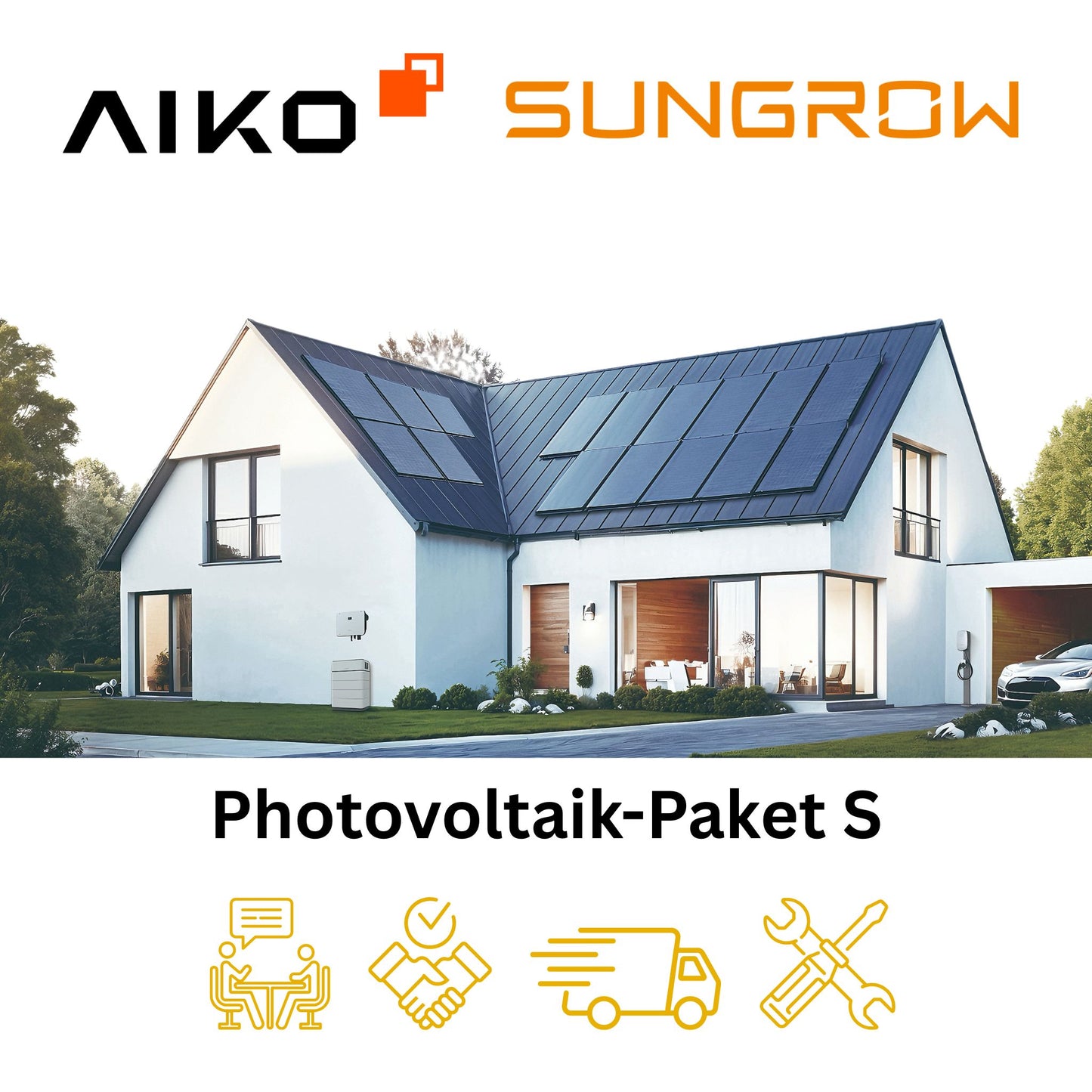 Photovoltaik inkl. Montage Premium-Rundum-Sorglos-Paket S: (4.75-6.65 kWp)