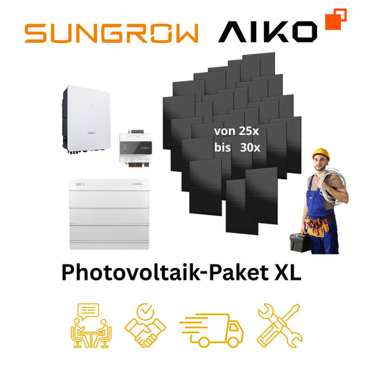 Photovoltaik inkl. Montage Premium-Rundum-Sorglos-Paket XL: (11.40-14.25 kWp)