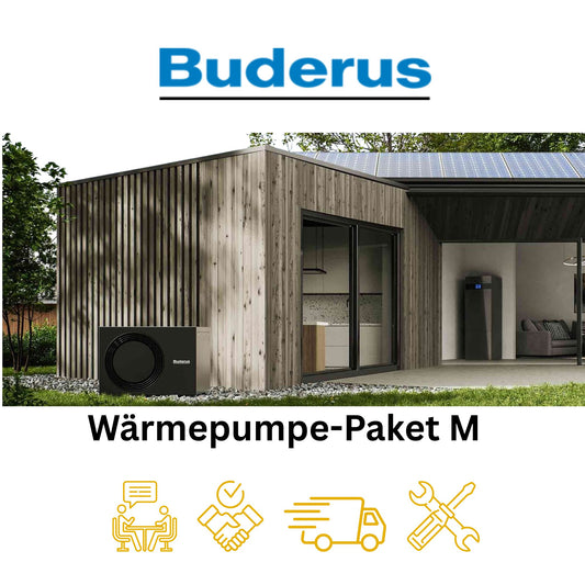 Wärmepumpe Paket M: Buderus Logatherm WLW186i-AR TP70